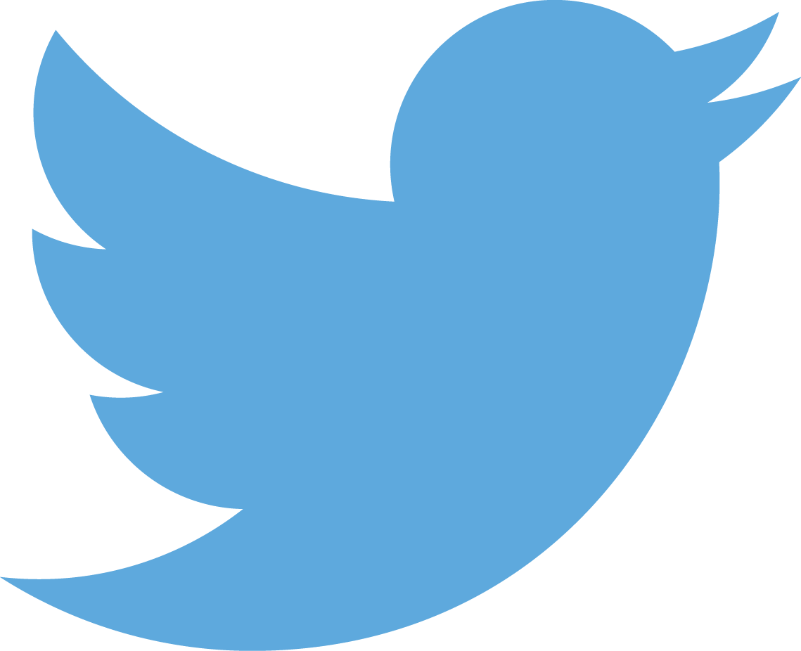 Twitter logo blue